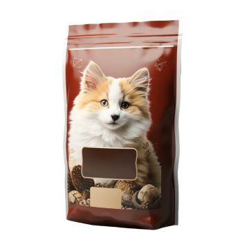 Heart-Shaped Crunchy Cat Food - Chicken & Salmon Blend
